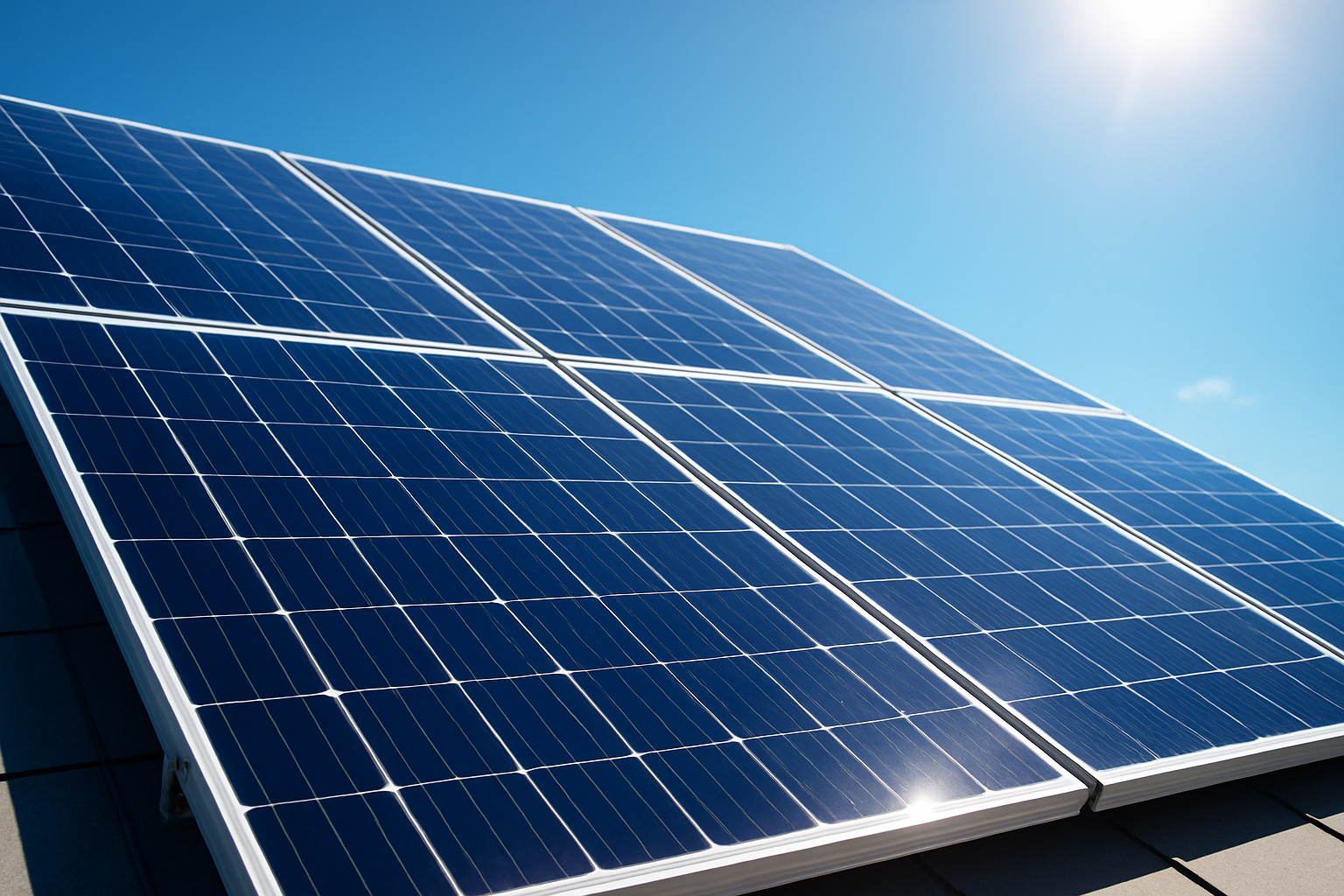 Solar panel installation